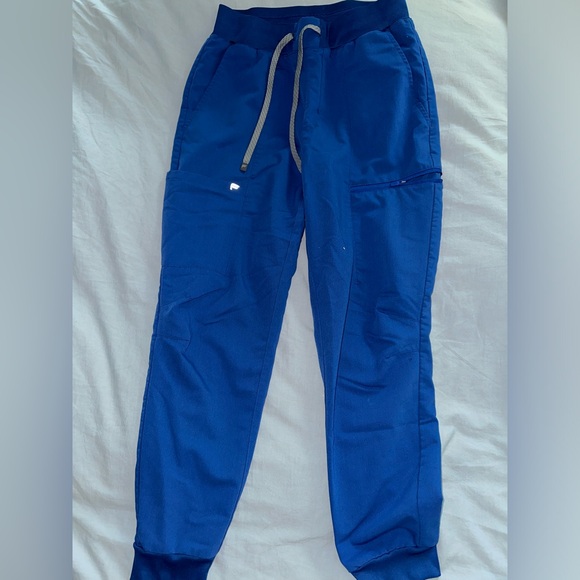Fabletics high-rise on call jogger scrub pants royal blue - Picture 7 of 7
